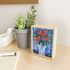 Birds of Paradise in Blue After Matisse Mini Art Print Gallery Image 2