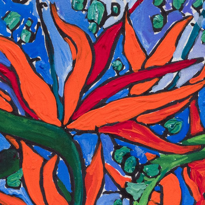 Birds of Paradise in Blue After Matisse Coffee Mug Gallery Image 2