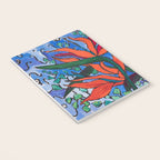 Birds of Paradise in Blue After Matisse Notebook Gallery Image 3