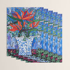 Birds of Paradise in Blue After Matisse Wrapping Paper Gallery Image 3
