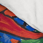 Birds of Paradise in Blue After Matisse Comforter Gallery Image 4