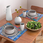 Birds of Paradise in Blue After Matisse Placemat Gallery Image 2