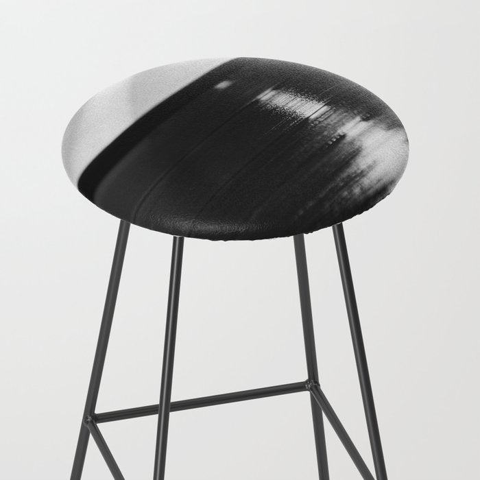 Record (Black and White) Stool Gallery Image 2