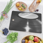 Record (Black and White) Cutting Board Gallery Image 2