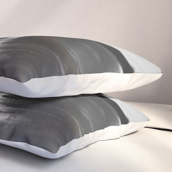 Record (Black and White) Pillow Sham Gallery Image 3