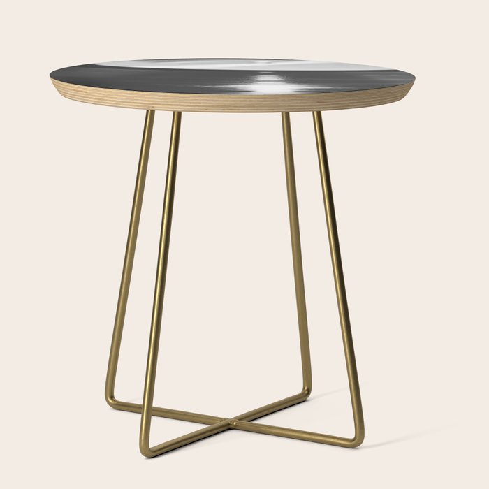 Record (Black and White) Side Table Gallery Image 1
