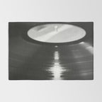 Record (Black and White) Rug Gallery Image 2