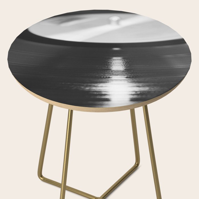 Record (Black and White) Side Table Gallery Image 2