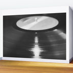 Record (Black and White) Wall Mural Gallery Image 2