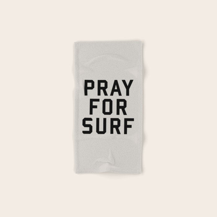 Pray For Surf Bath Towel Gallery Image 1