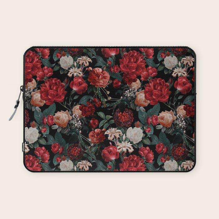 Night Garden Roses Laptop Sleeve Gallery Image 1