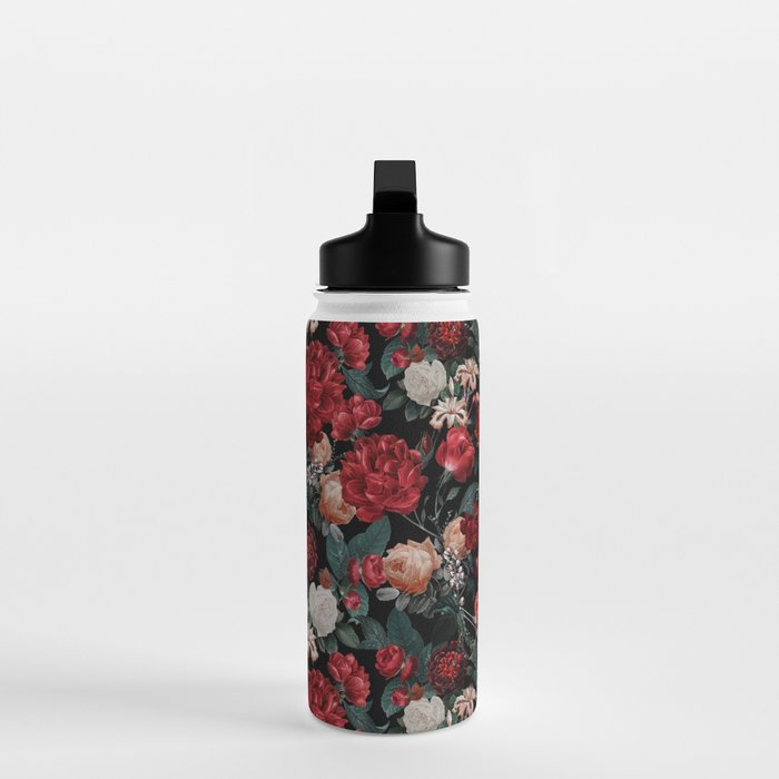Night Garden Roses Water Bottle Gallery Image 3