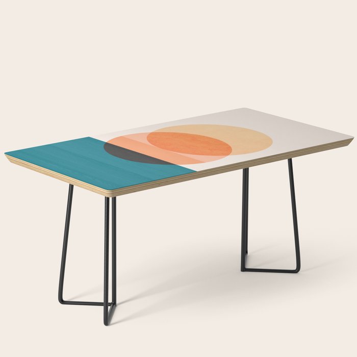 Abstraction_NEW_SUNSET_OCEAN_WAVE_POP_ART_Minimalism_0022D Coffee Table Gallery Image 1