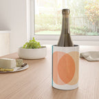 Abstraction_NEW_SUNSET_OCEAN_WAVE_POP_ART_Minimalism_0022D Wine Chiller Gallery Image 4