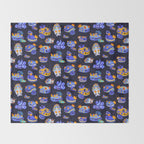 Blue sea slug Throw Blanket Gallery Image 2