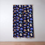 Blue sea slug Window Curtain Gallery Image 3