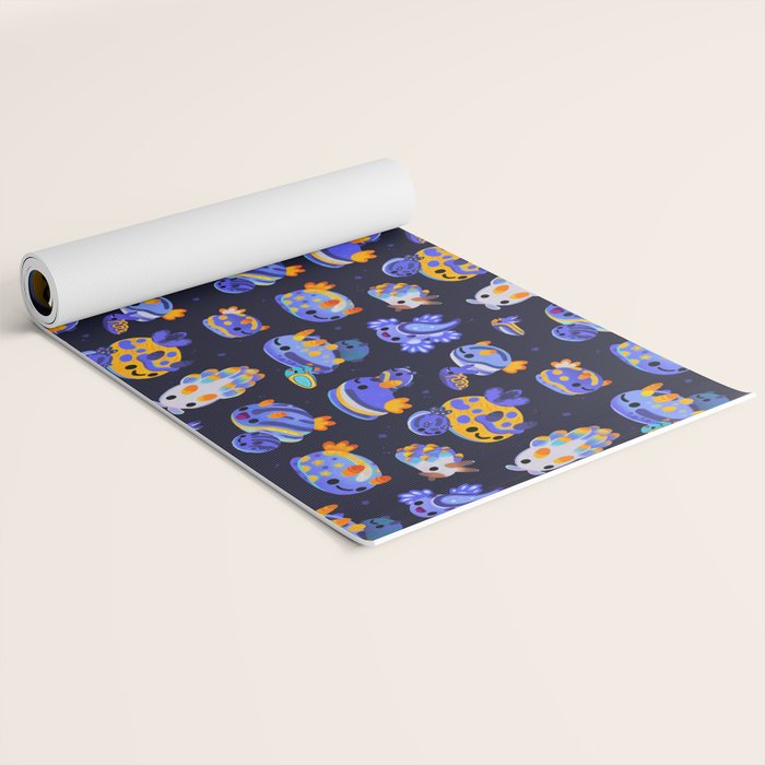 Blue sea slug Yoga Mat Gallery Image 2
