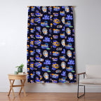 Blue sea slug Window Curtain Gallery Image 5