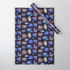 Blue sea slug Wrapping Paper Gallery Image 1