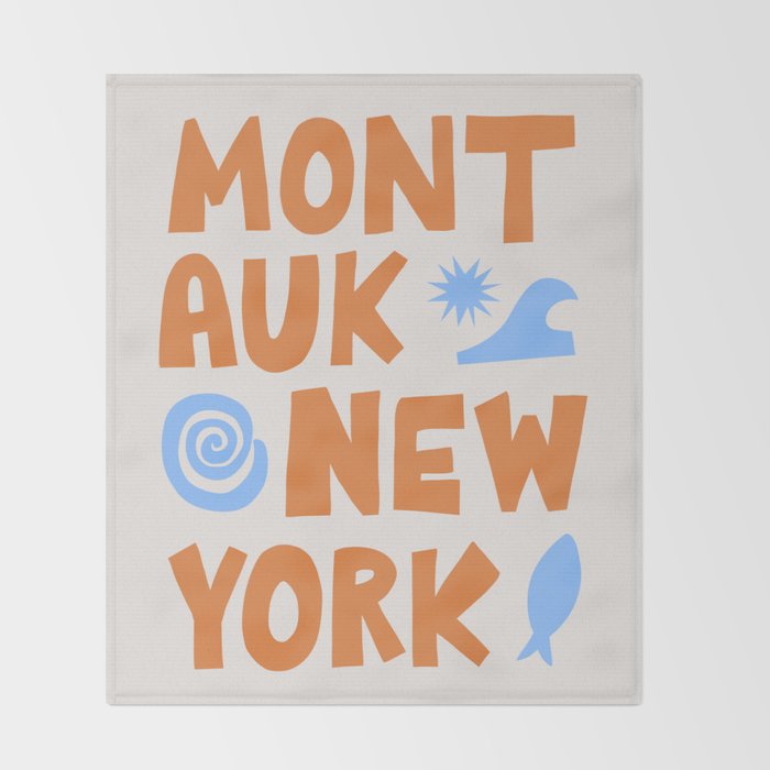 Montauk, New York: Going Places Throw Blanket Gallery Image 2