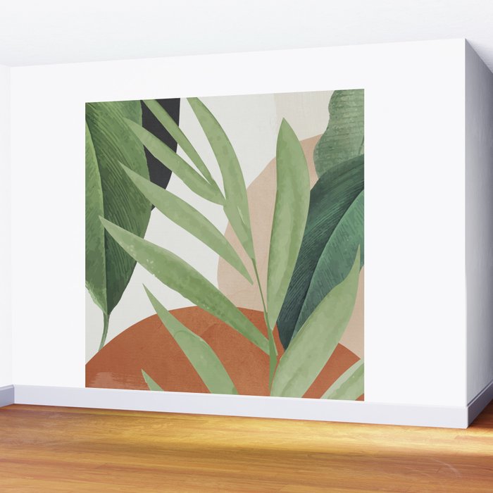 Tropical Leaves 7 Wall Mural Gallery Image 2