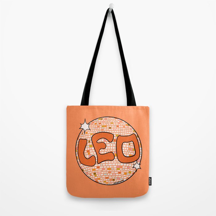 Leo Disco Ball Tote Bag Gallery Image 2