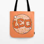 Leo Disco Ball Tote Bag Gallery Image 1