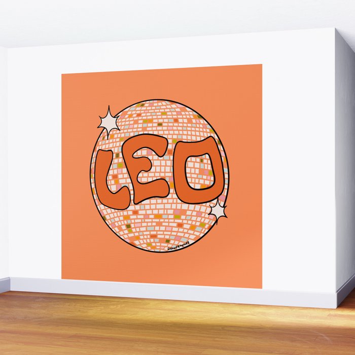 Leo Disco Ball Wall Mural Gallery Image 2