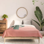 Cat Landscape 84: Cat-tus Comforter Gallery Image 3