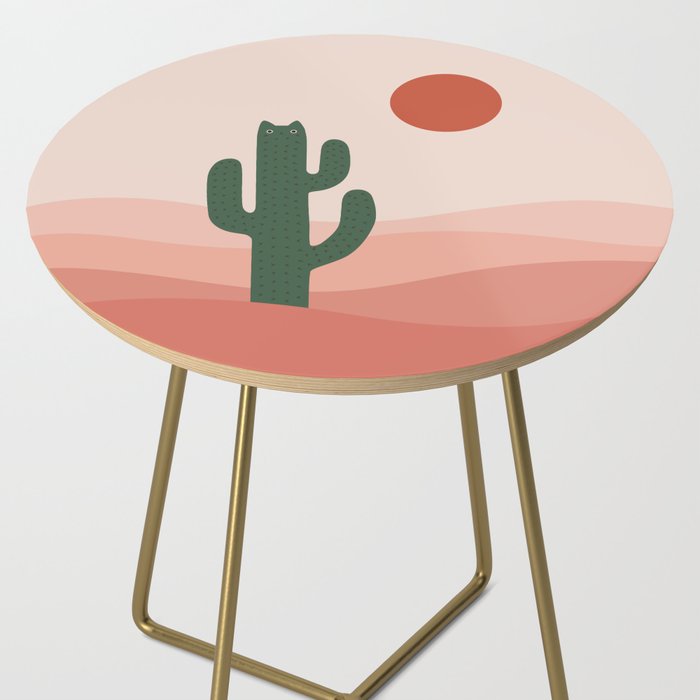 Cat Landscape 84: Cat-tus Side Table Gallery Image 2