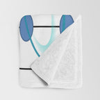 Mid-Century Modern Atomic Art Cocktails 1.0 Throw Blanket Gallery Image 3