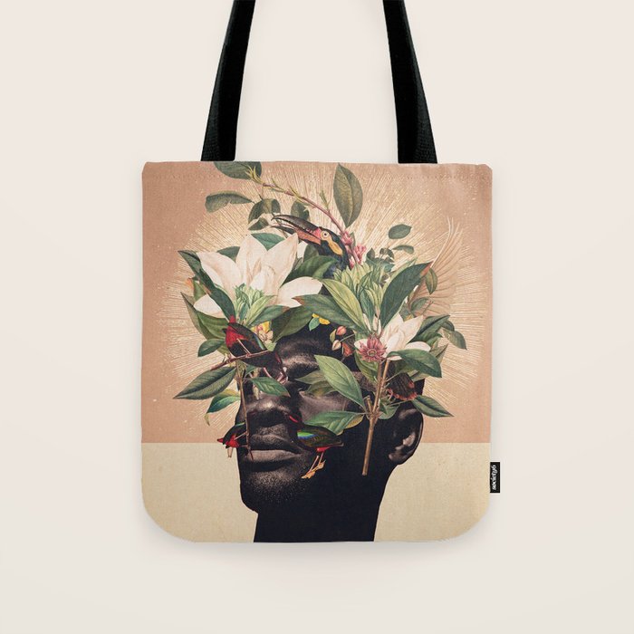 Birds are my Real Origin Reversed Tote Bag Gallery Image 1