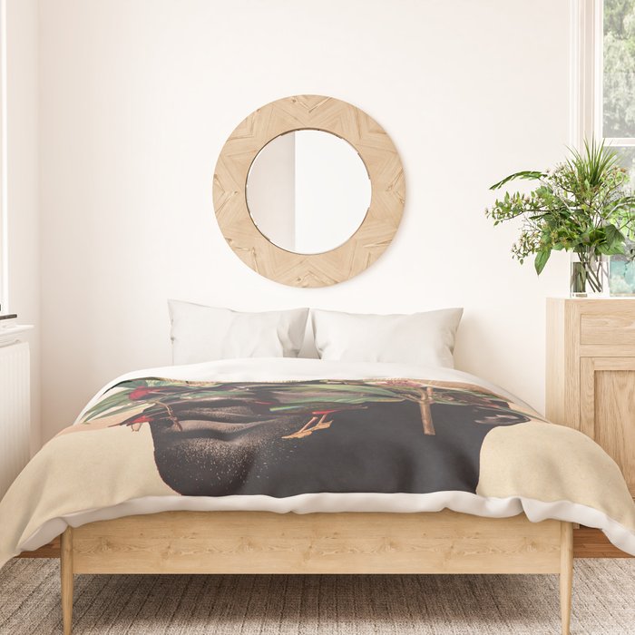 Birds are my Real Origin Reversed Duvet Cover Gallery Image 3