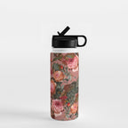 Pastel Floral Pattern Water Bottle Gallery Image 1