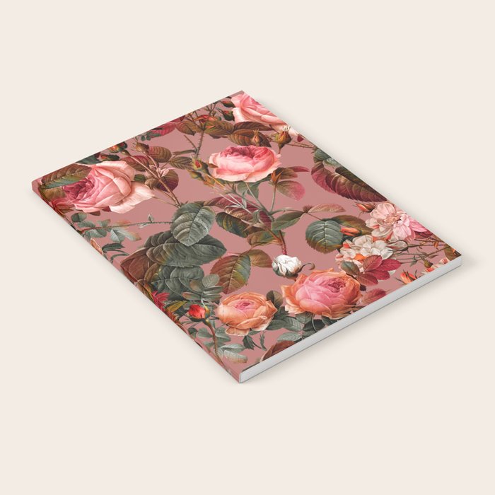 Pastel Floral Pattern Notebook Gallery Image 2