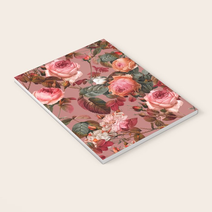 Pastel Floral Pattern Notebook Gallery Image 3