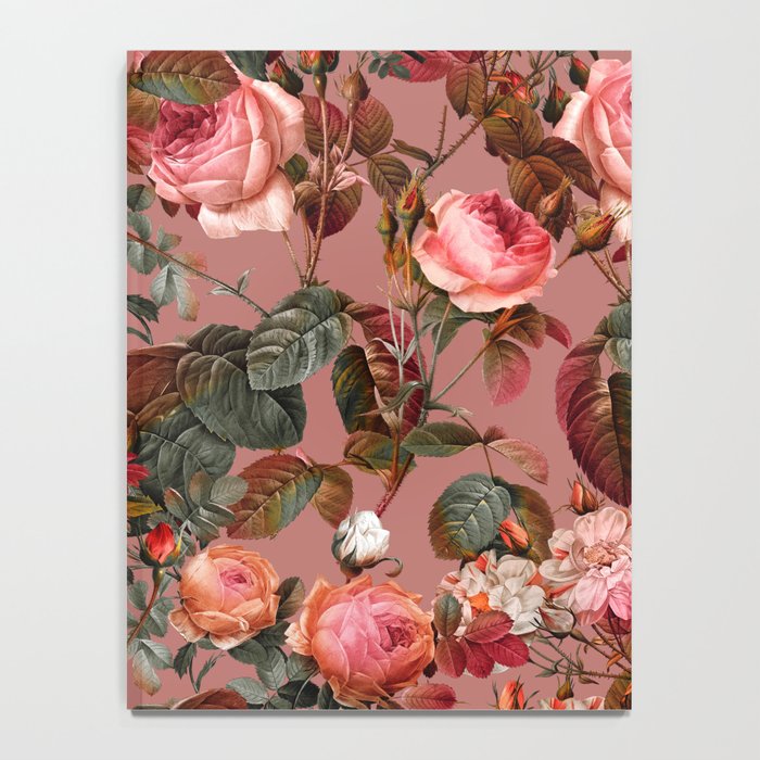 Pastel Floral Pattern Notebook Gallery Image 4