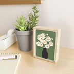 White Daisy Bouquets in Vase 3 Mini Art Print Gallery Image 2