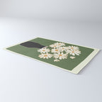 White Daisy Bouquets in Vase 3 Rug Gallery Image 3