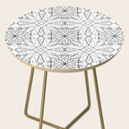 BW starry abstract mosaic B Side Table Gallery Image 2
