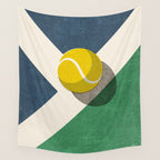 BALLS / Tennis (Hard Court) Wall Tapestry Gallery Image 4