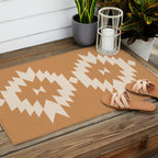 Southwestern Minimalism - Desert Orange Outdoor Rug Gallery Image 2