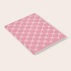 Bows & Ribbons Pattern LI 90s Bubblegum Pink Notebook Gallery Image 2