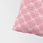 Bows & Ribbons Pattern LI 90s Bubblegum Pink Pillow Sham Gallery Image 4