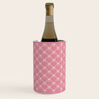 Bows & Ribbons Pattern LI 90s Bubblegum Pink Wine Chiller Gallery Image 1