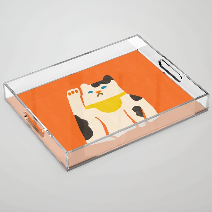 Maneki Neko Acrylic Tray Gallery Image 1