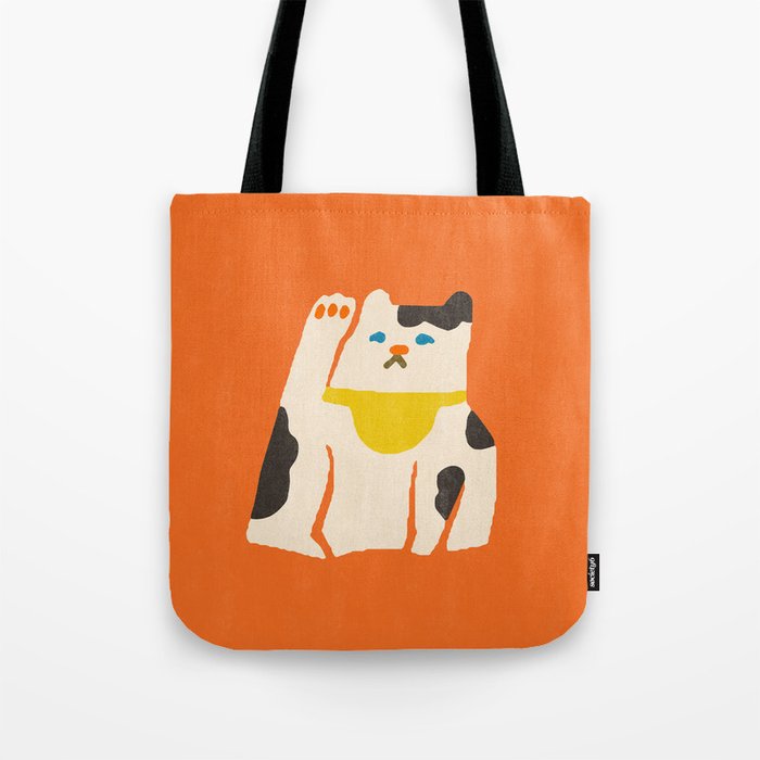 Maneki Neko Tote Bag Gallery Image 1
