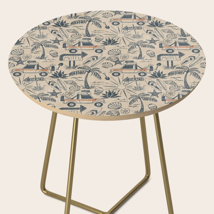 Baja - classic blue and red Side Table Gallery Image 2