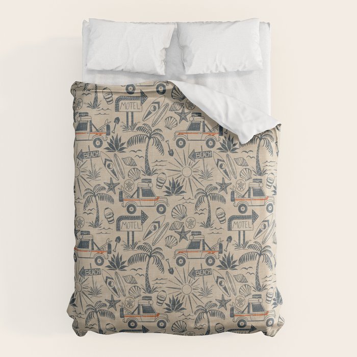 Baja - classic blue and red Duvet Cover Gallery Image 6