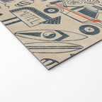 Baja - classic blue and red Welcome Mat Gallery Image 2